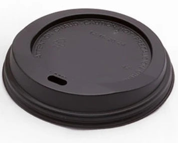 8oz Plastic Hot Cup Dome Lids - 1000/Case