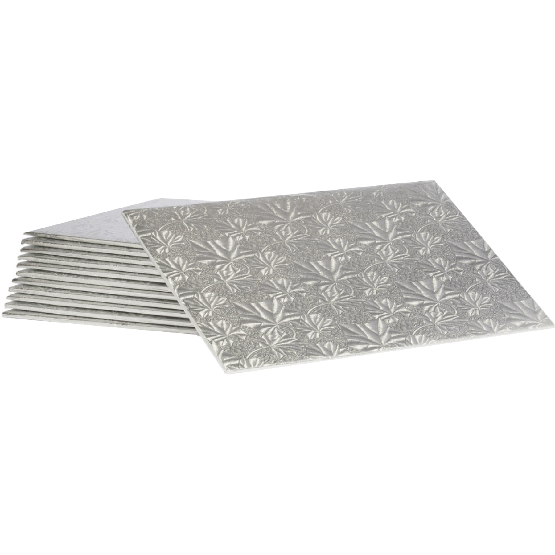 Silver Quarter Slab Cake Box