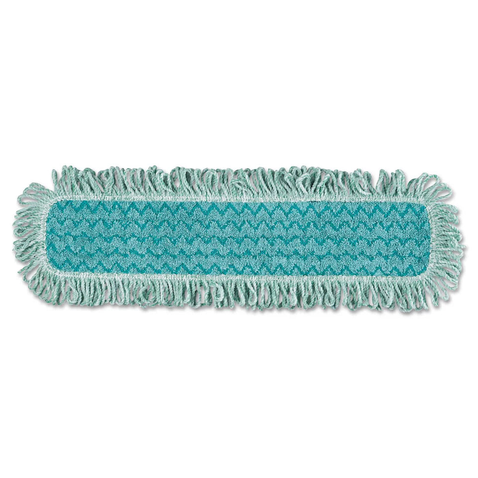 Rubbermaid Hygen Fringe Dust Floor Pad Green - 6/case