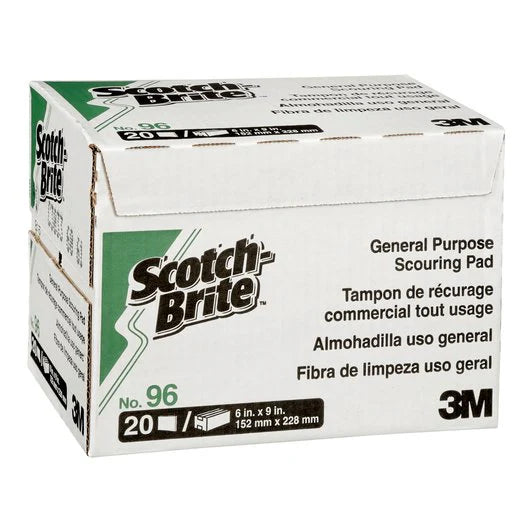 Scotch Brite #96 Scouring Pads - 60/Case
