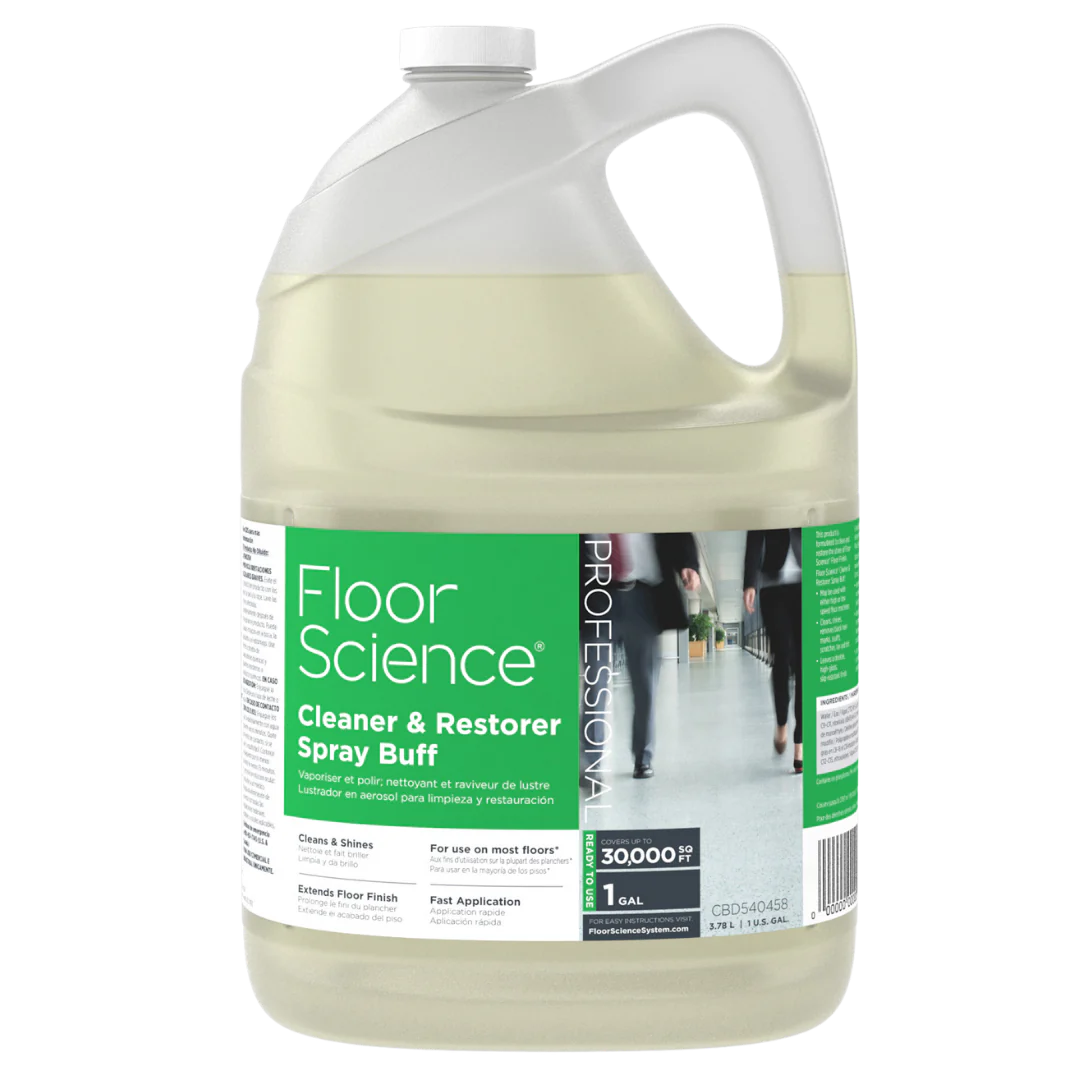 Diversey - Floor Science Cleaner & Restorer Buff spray - CBD540458 | 3.78L x 4, 12x3/S
