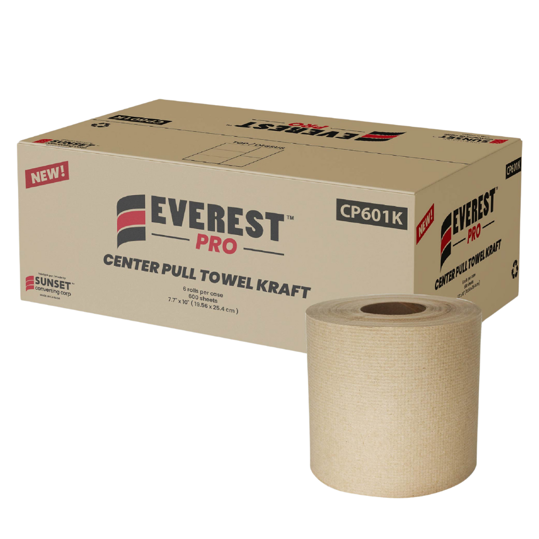 600 sheets Kraft Centre Pull Towel - 6 Rolls