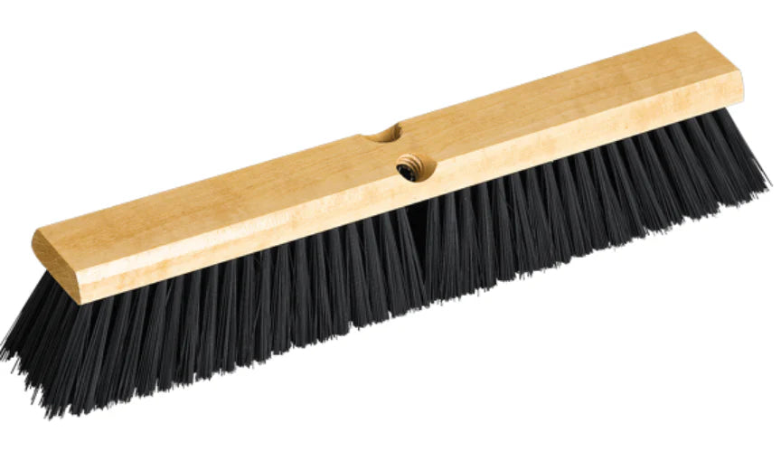 Polypropylene Fill Wood Block Push Broom